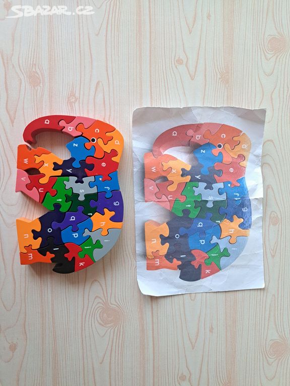 Puzzle z kostek - slon