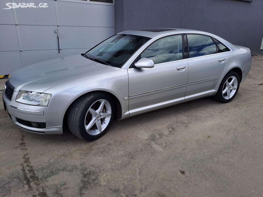 AUDI A8 4,2 MPi 246 kW r.05, 175000km-DOLOŽENO TOP