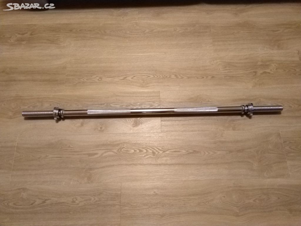 Vzpěračská Tyč Rovná 120cm / 30mm vč.matic