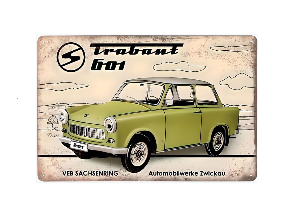 plechová cedule - Trabant 601