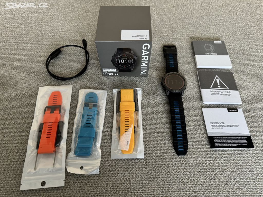 Garmin Fenix 7X Sapphire Solar Carbon Gray DLC