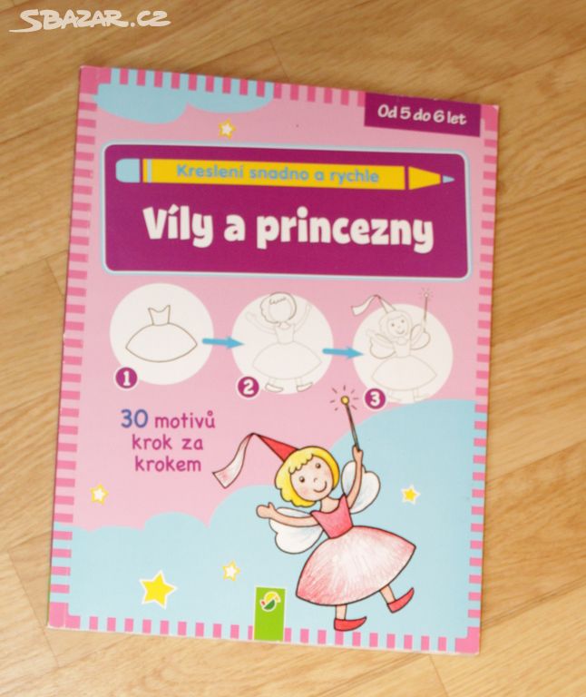 Kniha Víly a princezny - Kreslení snadno a rychle