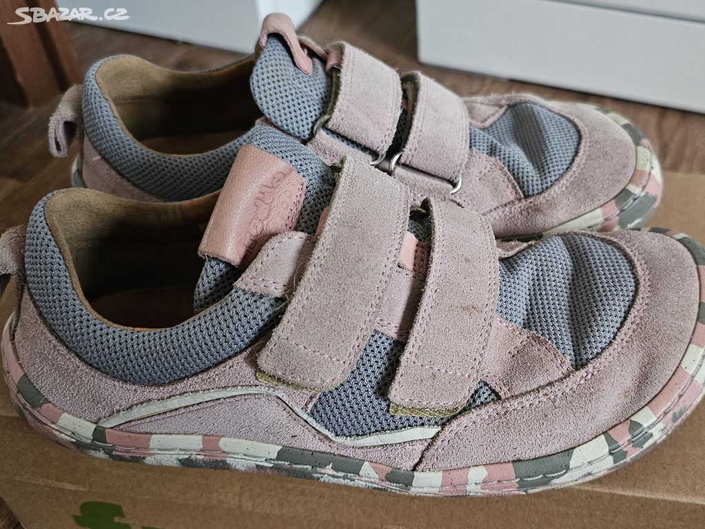 Tenisky Froddo Barefoot Grey/pink vel 33