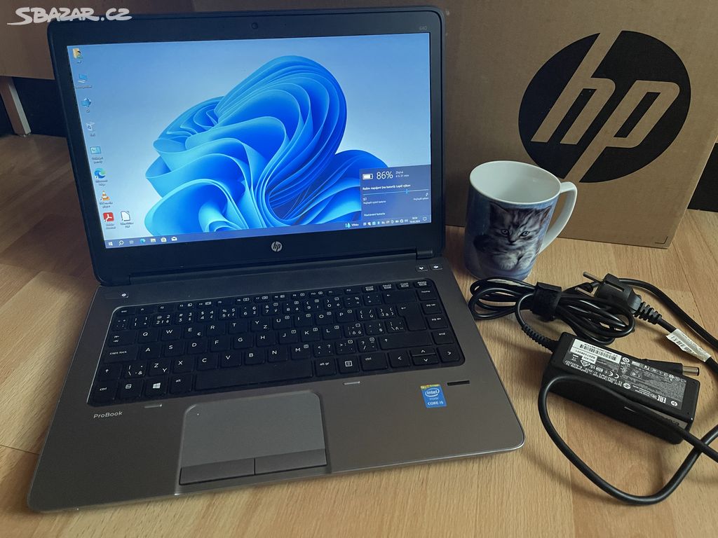 HP Probook 640, 10GB RAM, 256GB SSD, DVD