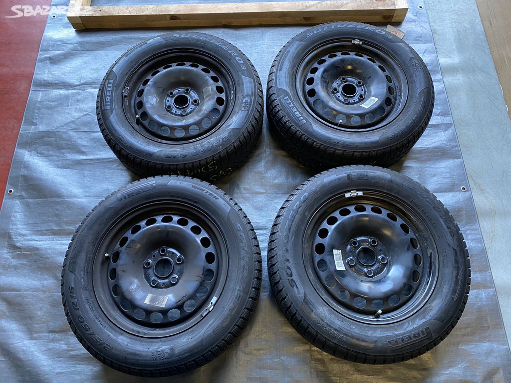 16 ocelové kola 5x112 mm na VW, Škoda