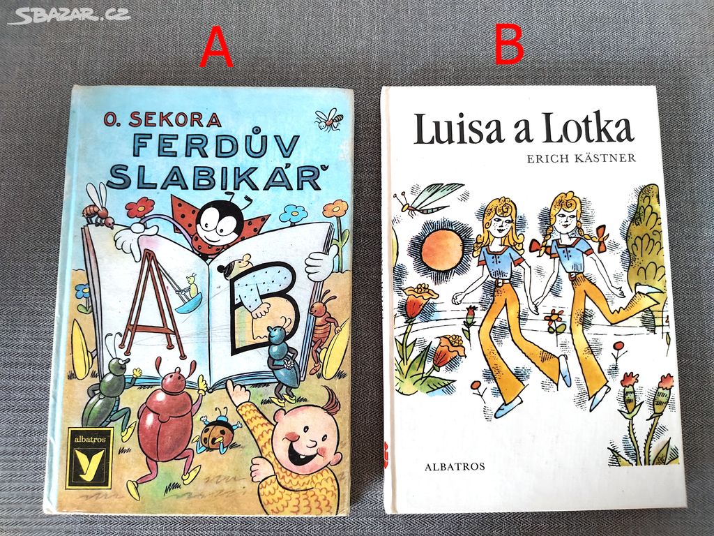 Dětské knížky - Ferdův slabikář, Luisa a Lotka