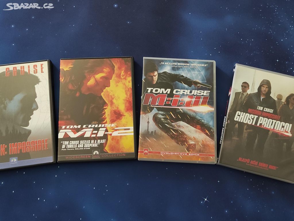 DVD Mission Impossible 1-4