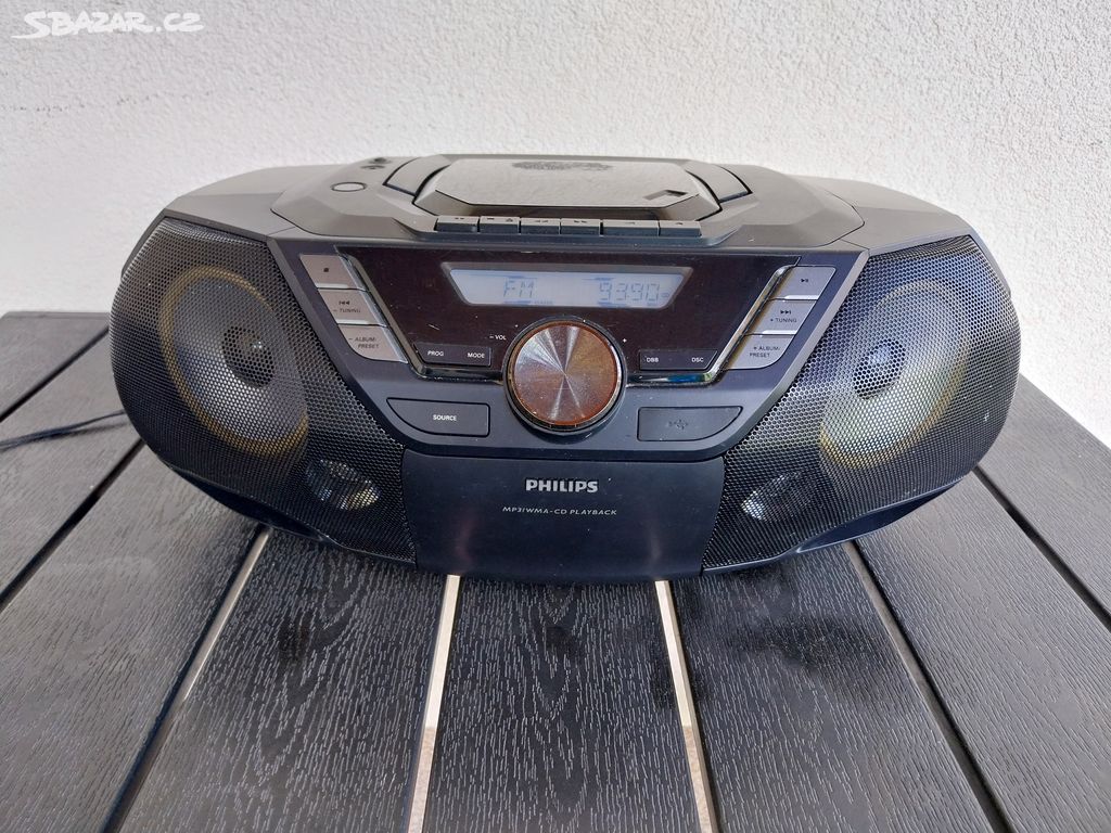 Rádio Philips (CD, USB, kazeta)