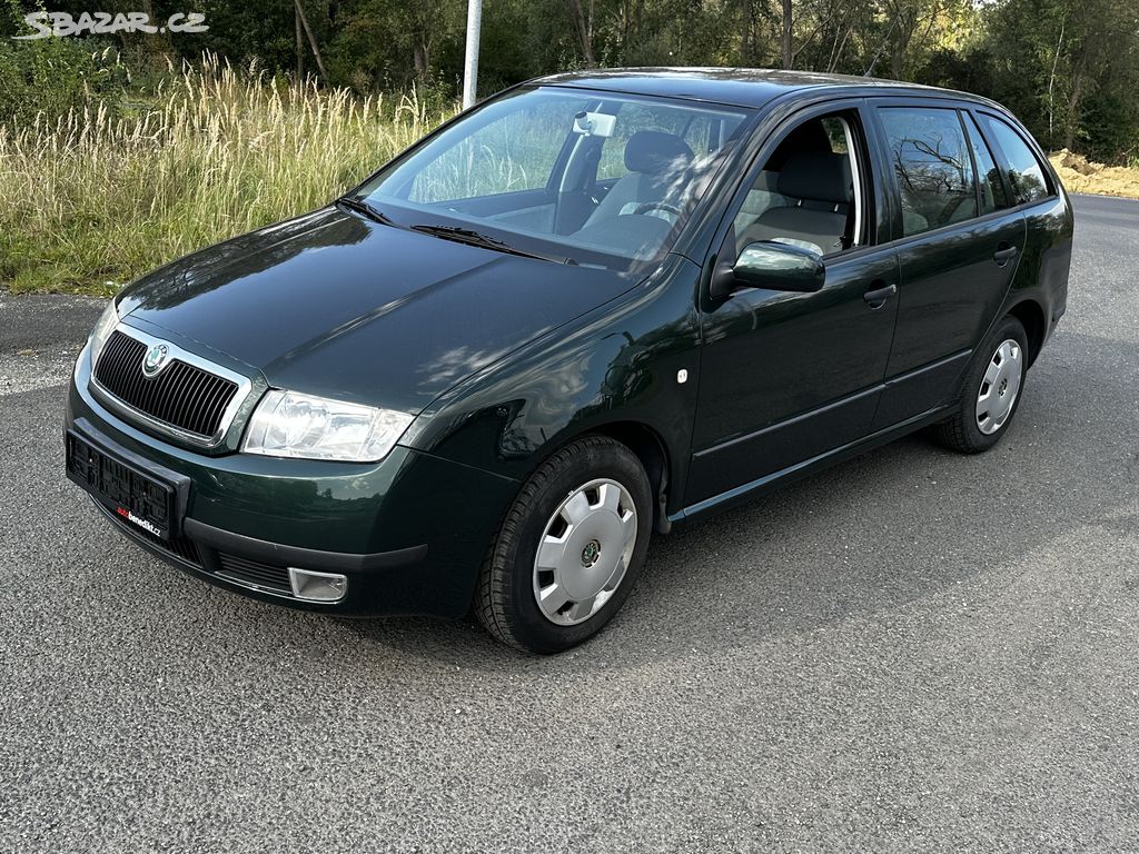 Škoda Fabia 1.4i 55kw, r.2001, serviska, STK