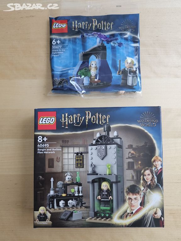 LEGO 40695 Borgin & Burkes + 30677 Draco v lese