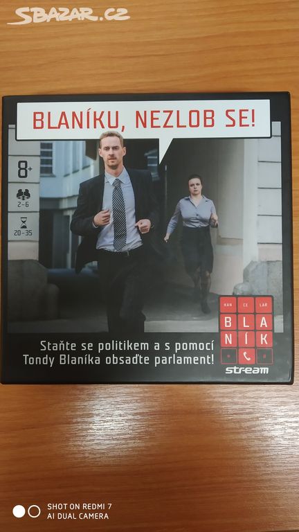 NOVÁ DESKOVÁ HRA BLANÍKU, NEZLOB SE!