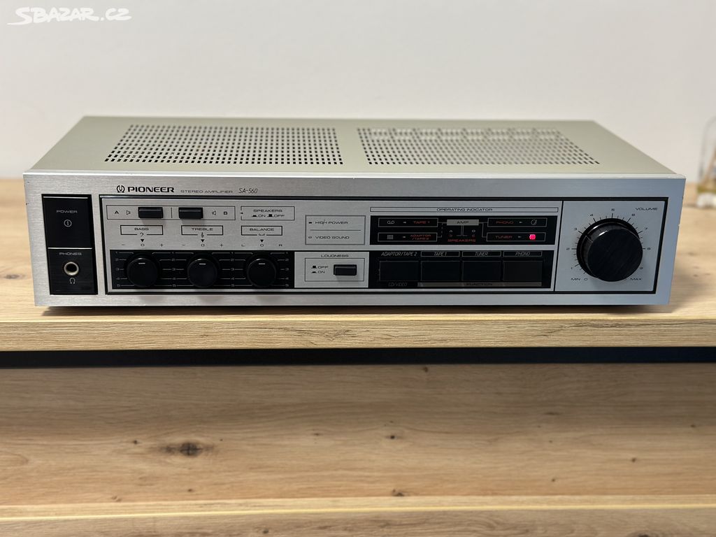 PIONEER SA-560 LEVNÝ STEREO ZESILOVAČ !