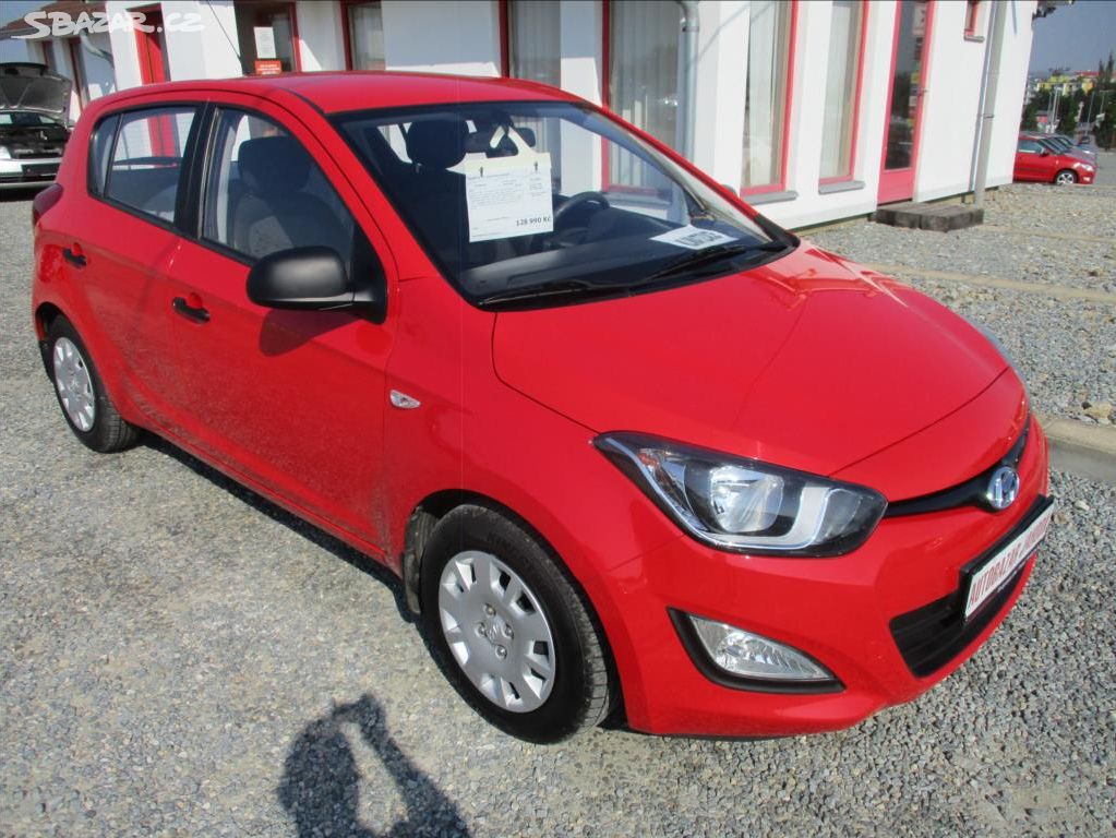 Hyundai i20, 1,2 i, 62kW,klima,serviska,CZ