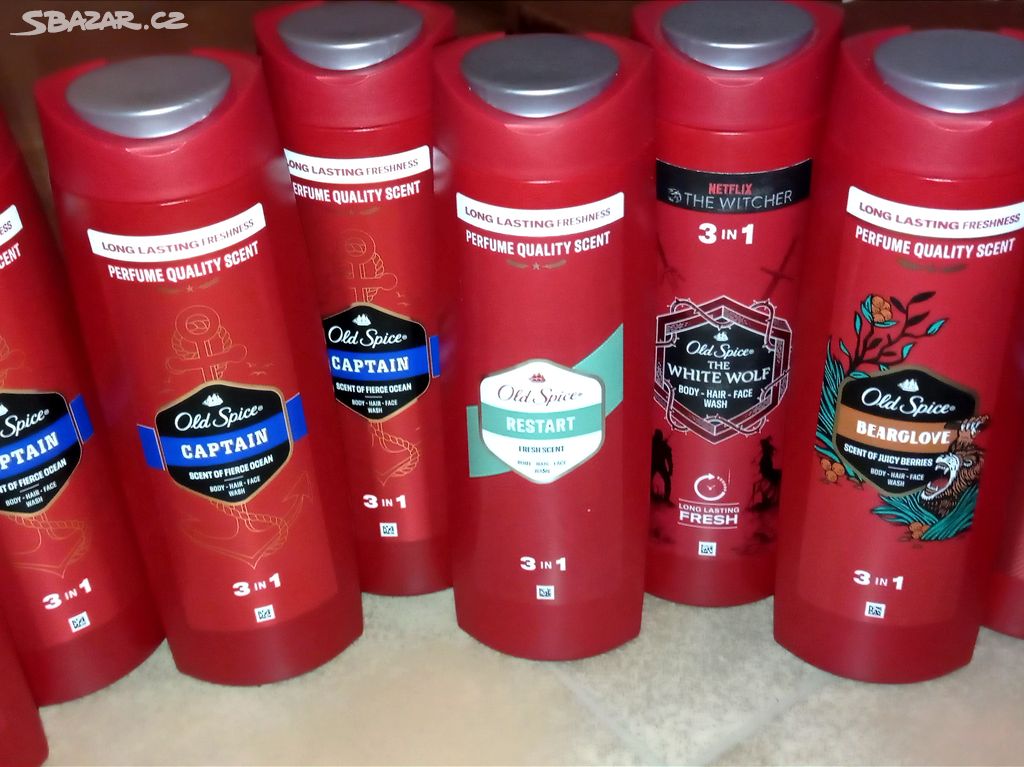 Old Spice sprchový gel 3v1 400ml / Nové!