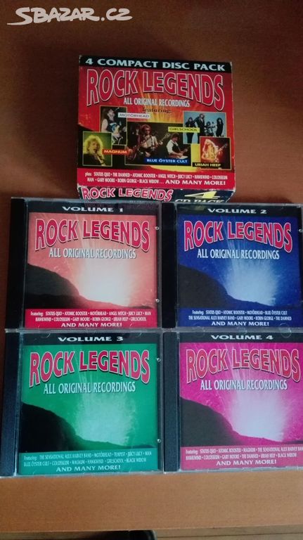 4 CD Rock Legends