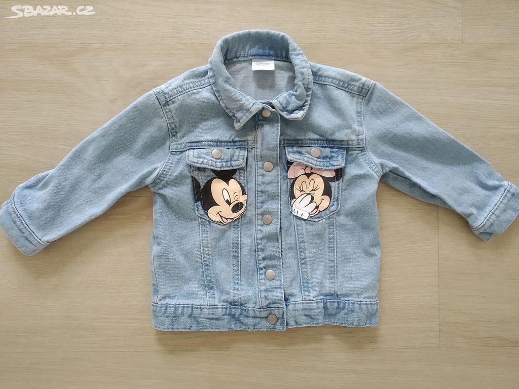 Riflová bundička zn. Disney Baby vel.80