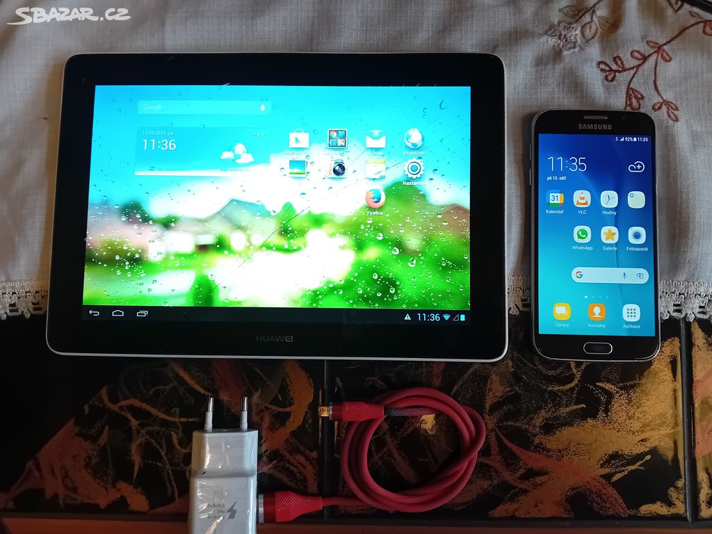 Huawei MediaPad 10 Link + Samsung Galaxy S6