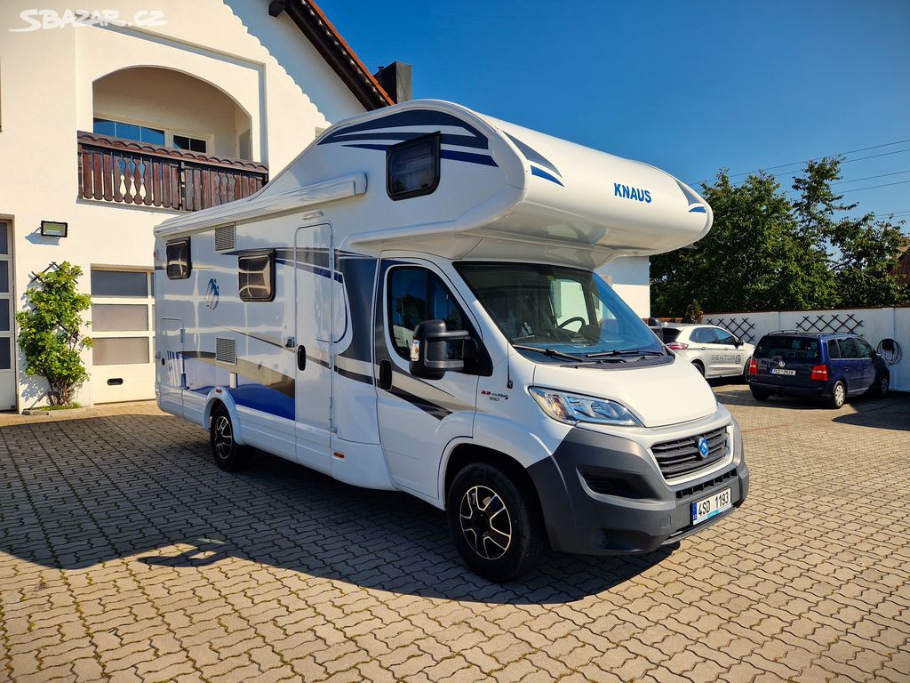 Knaus Fiat Ducato 2,3 JTD 110 kW 6 na jízdu/spaní