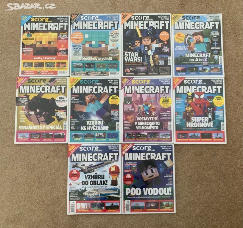 Score Minecraft - 1, 2, 3, 4, 5, 6, 7, 8, 10, 11