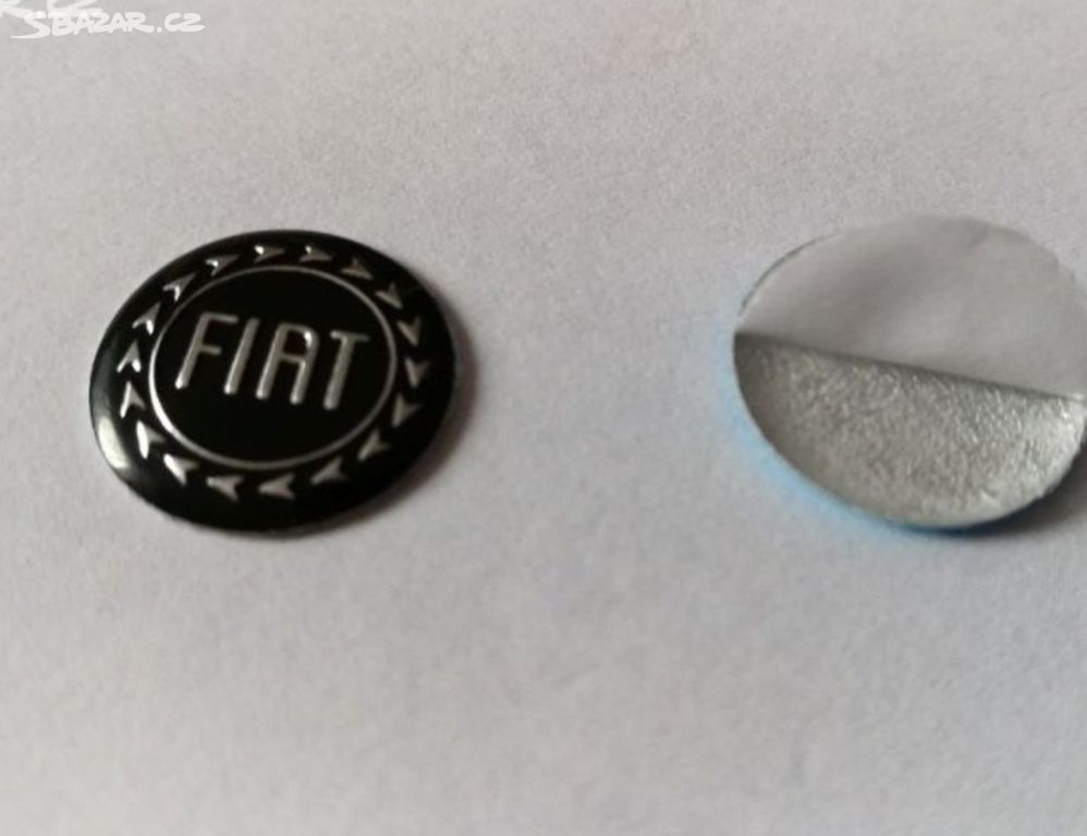 Nalepovací znak logo Fiat 14mm na klíč.