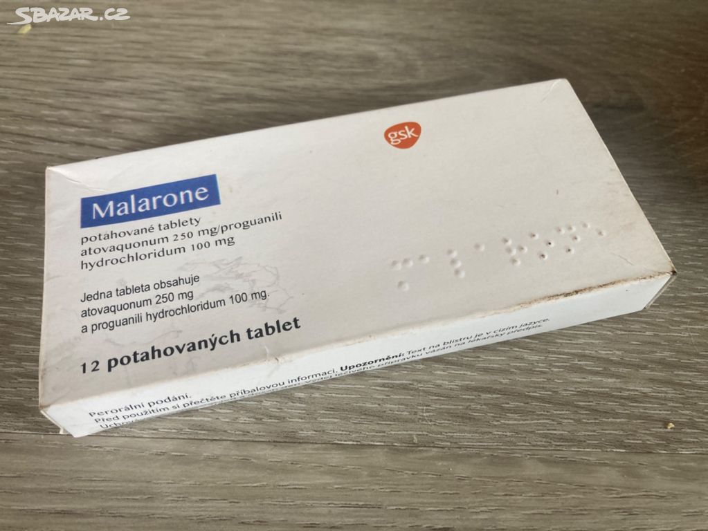 Léky proti Malárii - Malarone 3x - Chýně, Praha-západ - Sbazar.cz