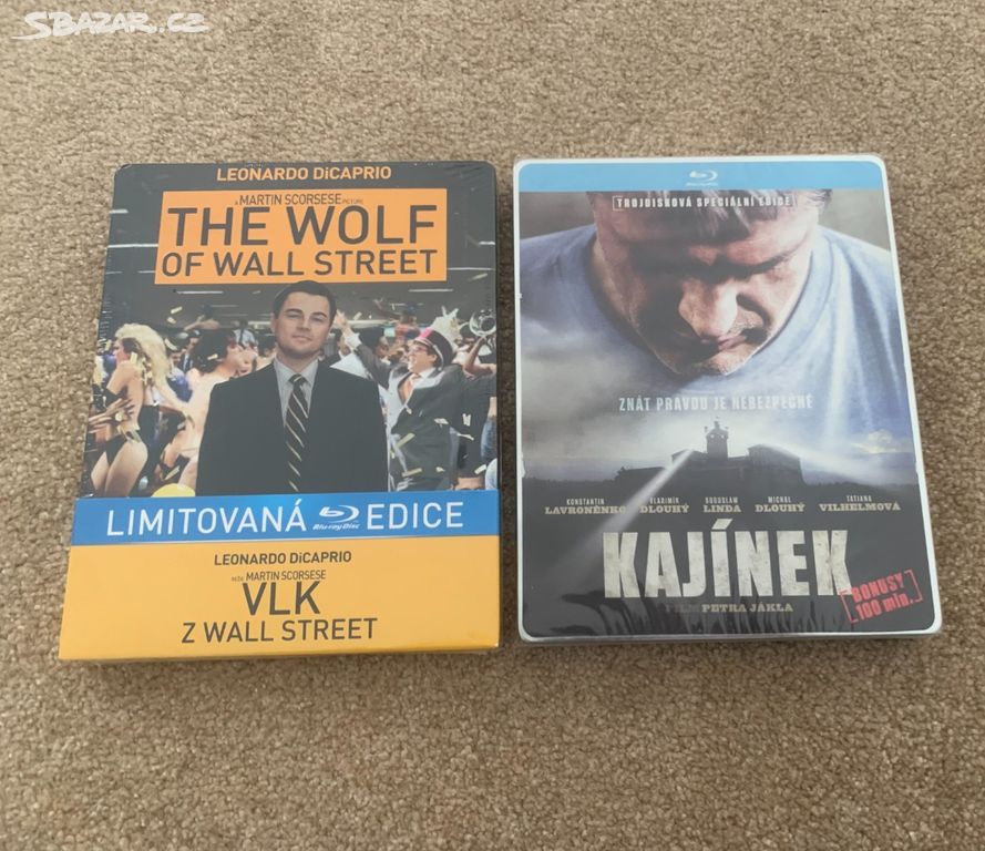 Blu-ray Steelbok - Vlk z Wall Street, Kajínek