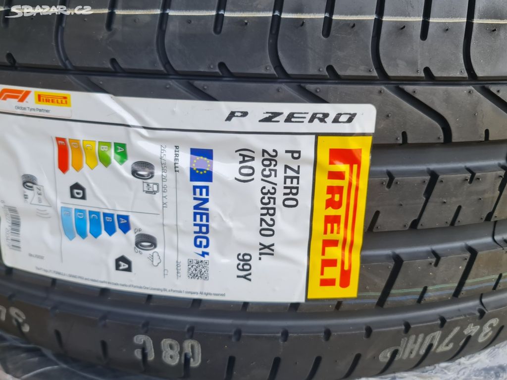 265/35/20 nové pneu DPH záruka 265/35 R20 PIRELLI