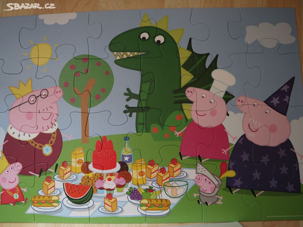 Puzzle - prasátko Peppa