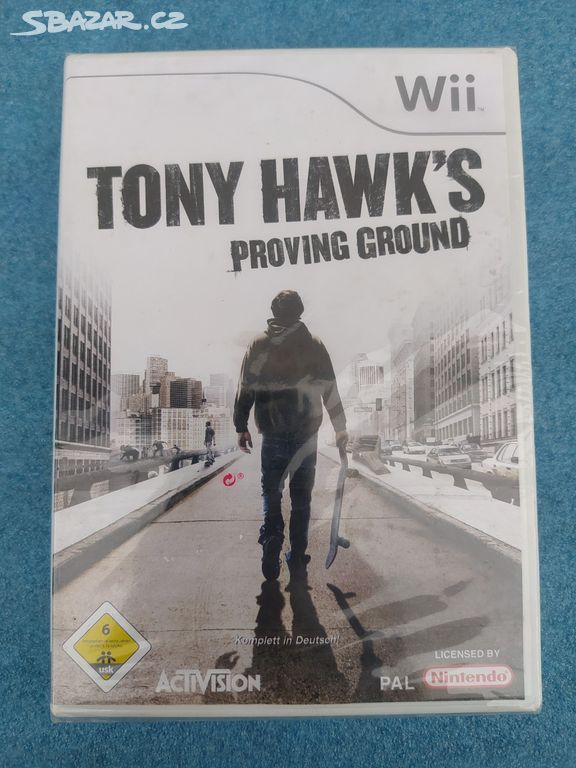 HRA NA NINTENDO WII - TONY HAWKS PROVING GROUND