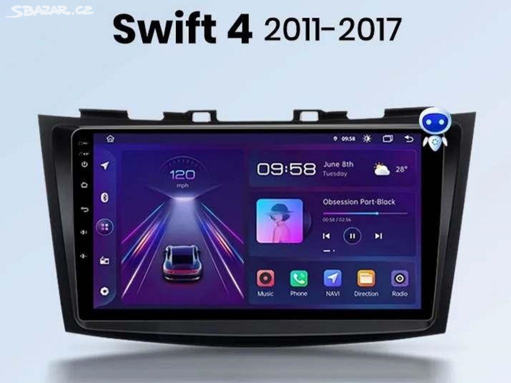 Android autorádio pro SUZUKI SWIFT 4 (2011-2017)