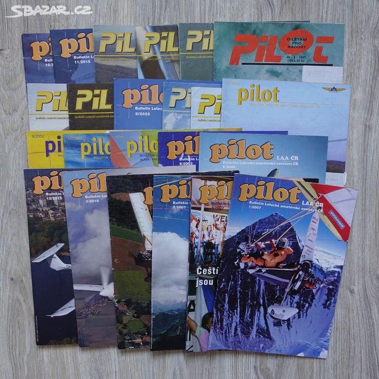 Časopis Pilot - 23 kusů