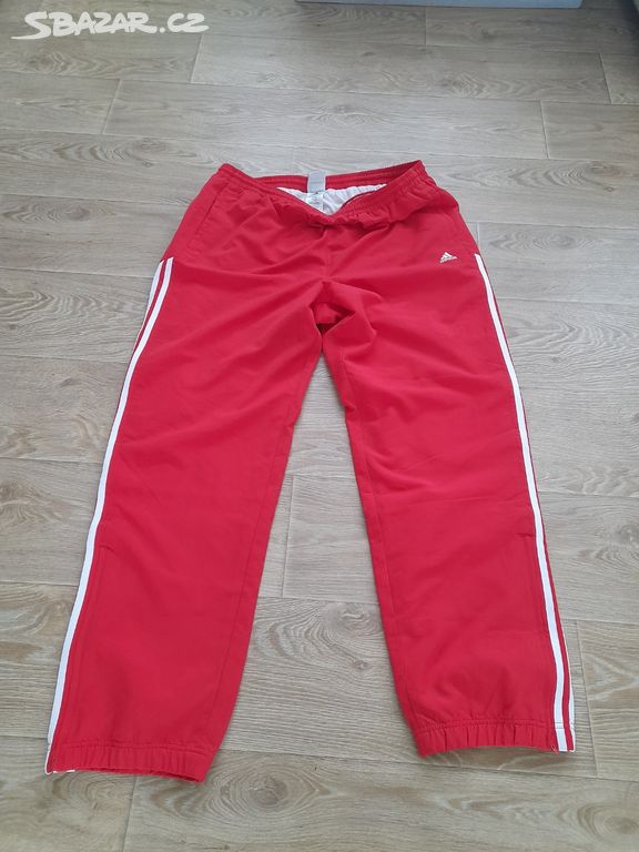 Červené tepláky 2XL Adidas