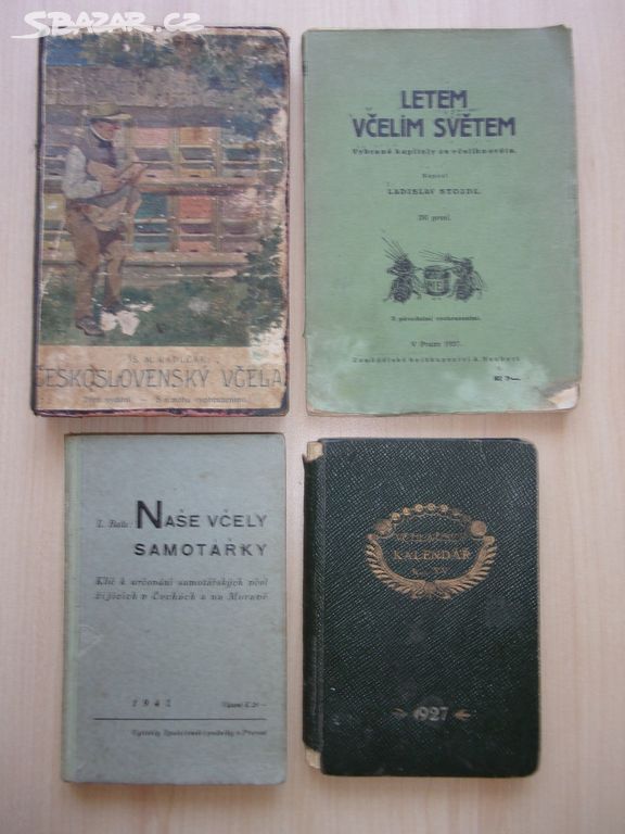 VČELY - STARÉ VČELAŘSKÉ KNIHY z let 1921 až 1941