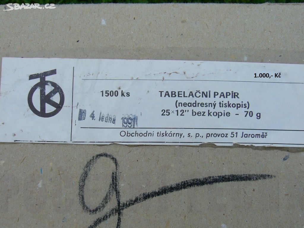 Tabelační papír