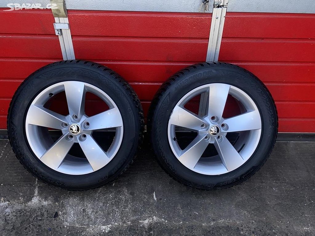 ALU kola Škoda RATIKON 17" 7J ET45 + 225/55/R17