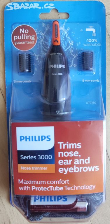 Zastřihovač chloupků v nose Philips