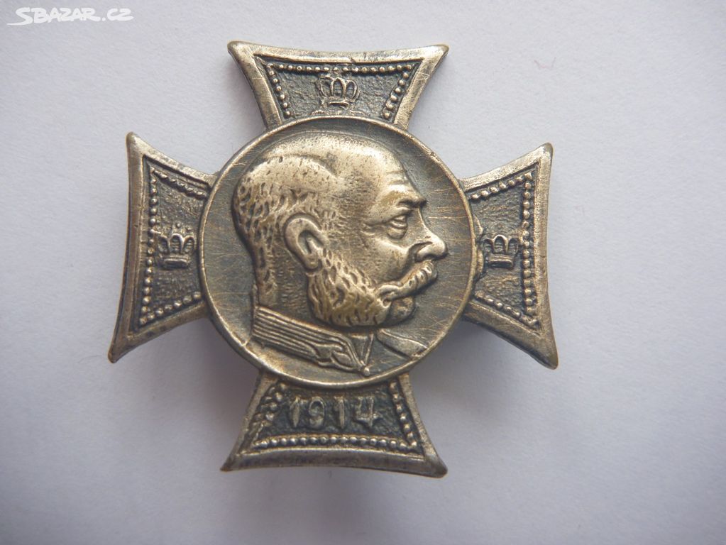 R-U čepicový odznak Franz Josef 1914 válka FJI.