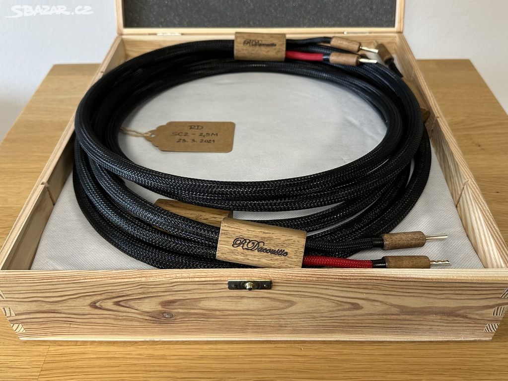 RD Acoustic SC2 -repro kabel, set v délce 2 x 2,5m