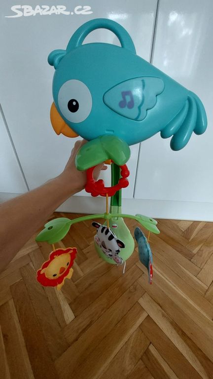 Kolotoč nad postýlku Fisher Price Rainforest 3 v 1