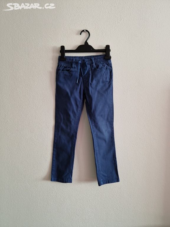 Modré kalhoty C&A vel. 128