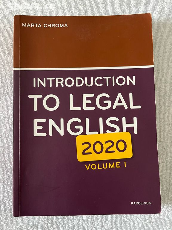 Introduction to Legal English 2020 volume I