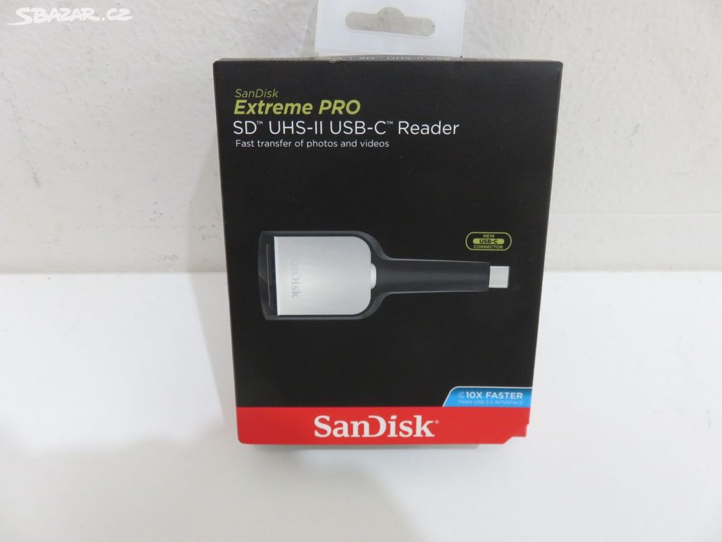 Čtečka paměťových karet SanDisk Extreme PRO, USB-C