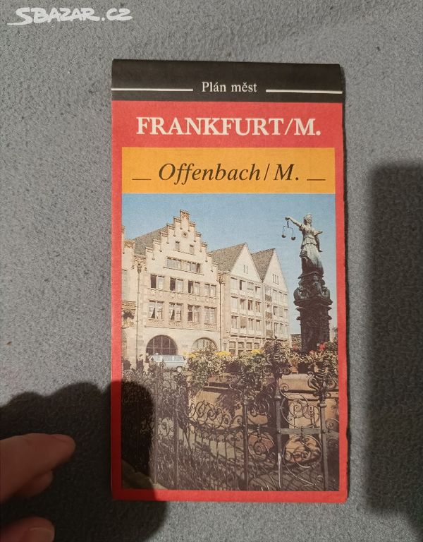 Frankfurt nad Mohanem plán města