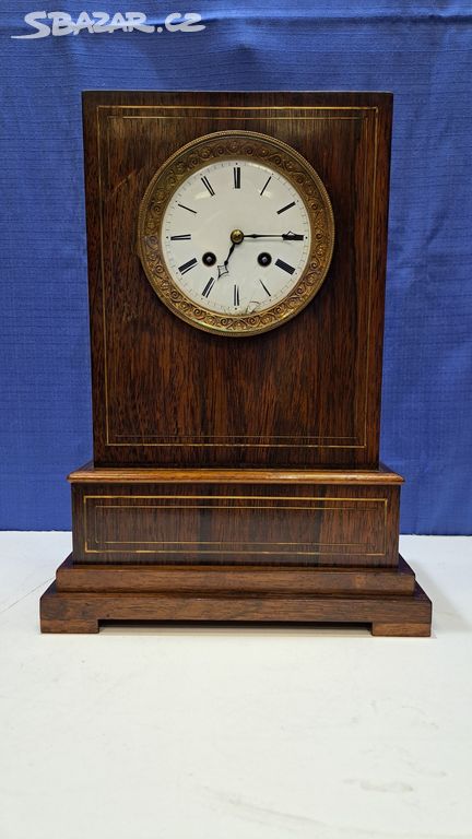 Starožitné dřevěné hodiny  Biedermeier 19 st. 6971