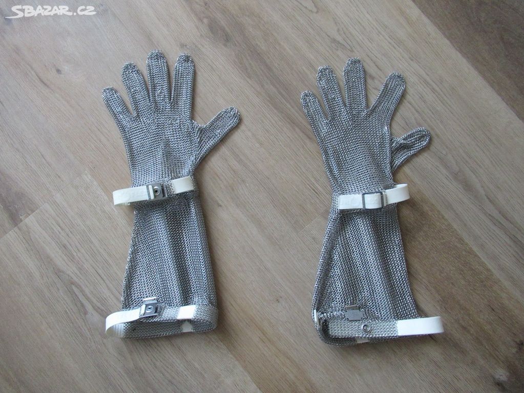 pracovní drátěné řeznické rukavice EHLERT