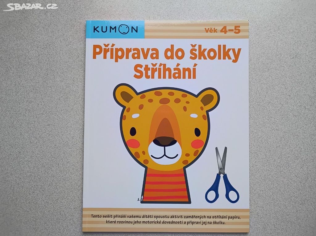NOVÁ kniha Příprava do školky - Stříhání (4-5 let)