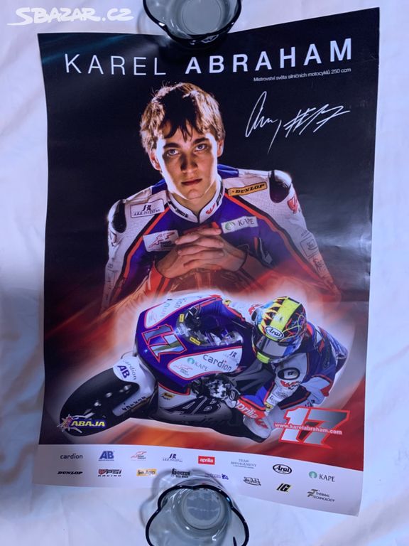 Karel Abraham - mistrovství světa 250 ccm - plakát