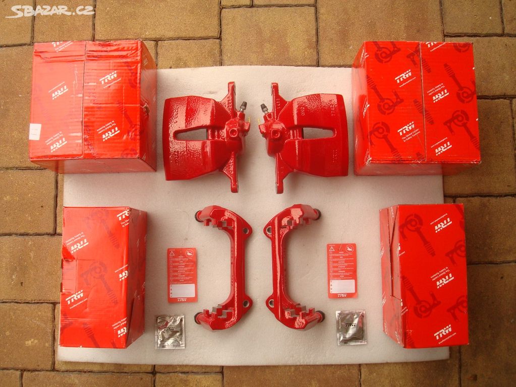 Brzdiče,držáky červené 340mm ŠKODA KODIAQ RS