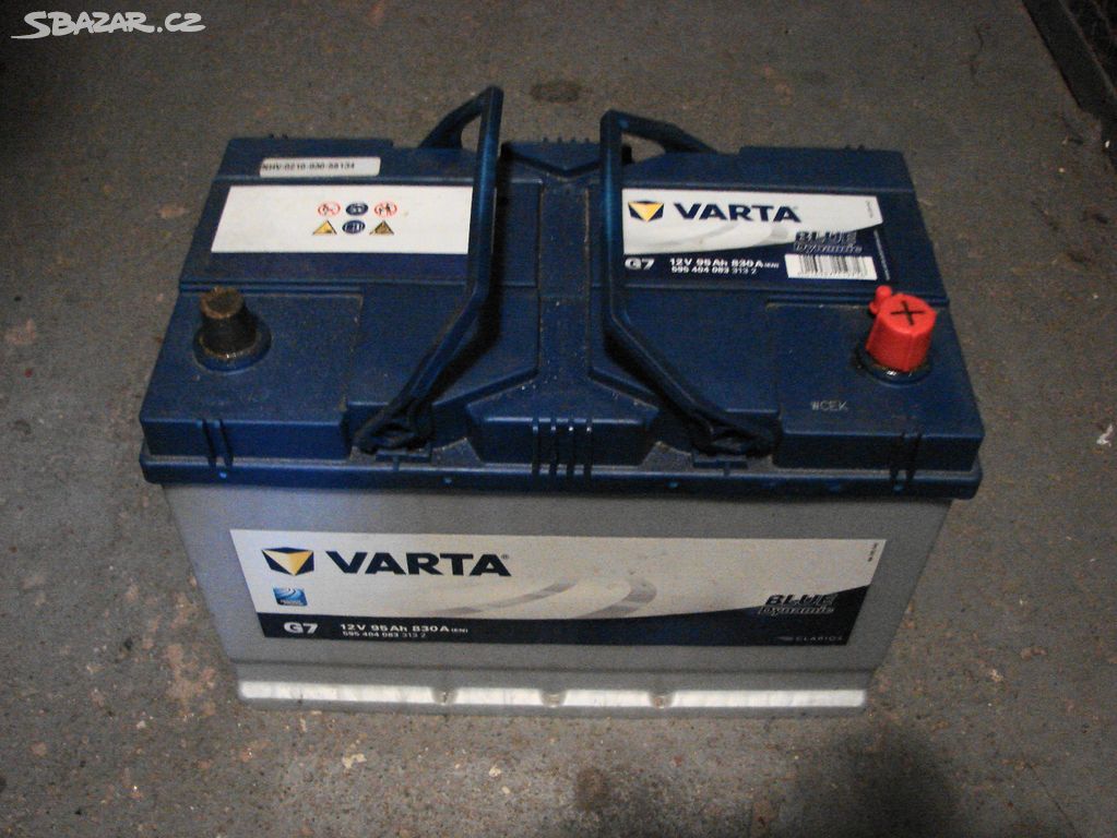 VARTA BLUE Dynamic12V 95Ah 830A, koupená jaro/23