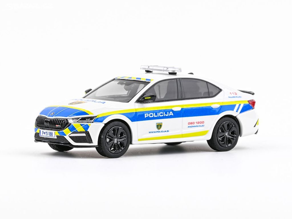 Škoda Octavia IV zahraniční policie 1:43 Abrex